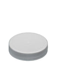Cap 48mm screw, White