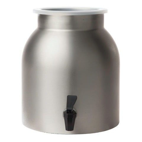 Stainless Steel Crock with Black Spout