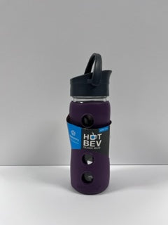 Life Factory 12oz Glass Cafe Mug Insulated Purple