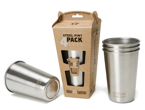 Klean Kanteen 16oz Stainless Steel Pint Cup 4-pack