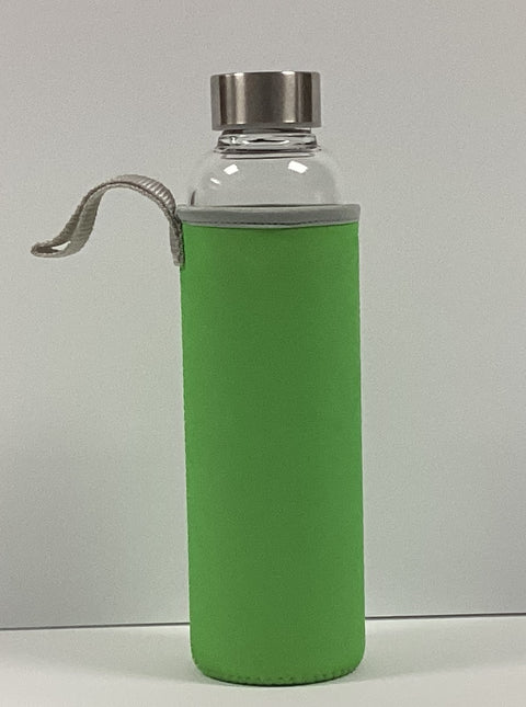 GoGreen 18oz Glass Bottle Green Cozy
