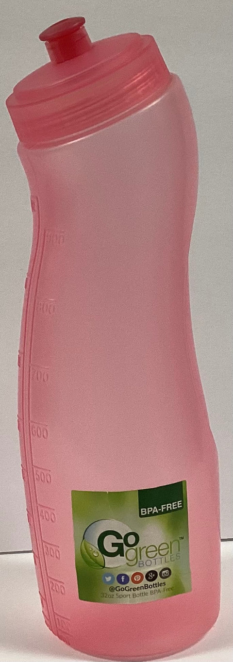 GoGreen PP 32oz Sport Bottle Pink