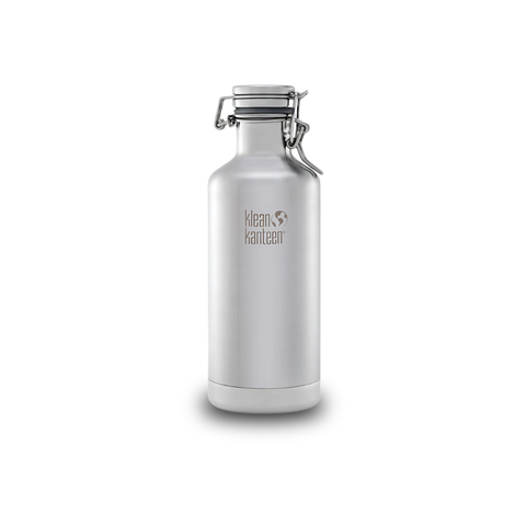 Klean Kanteen Stainless Steel Classic Vacuum Insulated Growlers with Swing Lok Cap