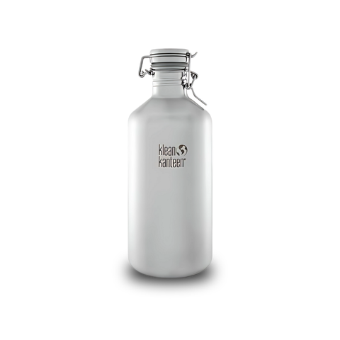 Klean Kanteen Stainless Steel Classic Vacuum Insulated Growlers with Swing Lok Cap