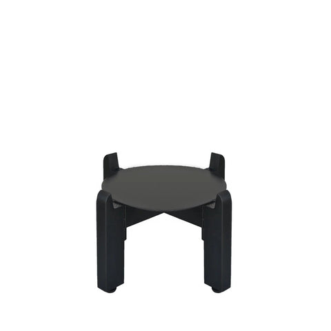 Stand 8in Wood Conter, Black