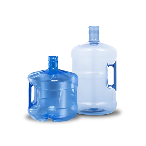 BPA-Free Round Bottles with Handle and 55mm Snap Cap
