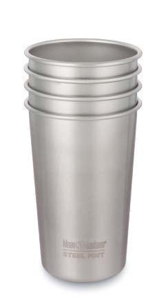 Klean Kanteen 16oz Stainless Steel Pint Cup 4-pack