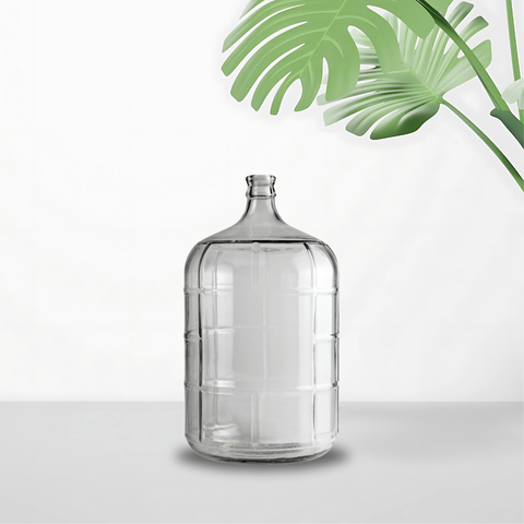 3-gallon Glass Carboy Bottle with 55mm Snap Cap made in Italy