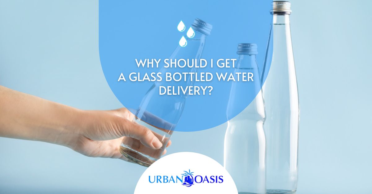 Glass bottled water delivery